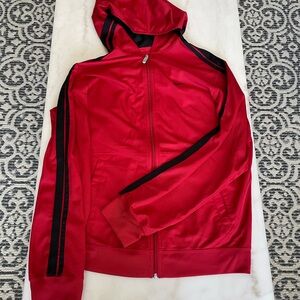 Nike Red and Black Track Jacket